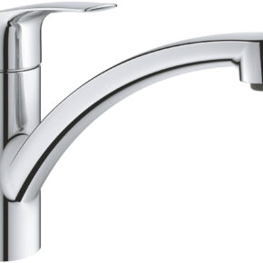 Grohe Eurosmart keukenmengkraan met lage uitloop Chroom