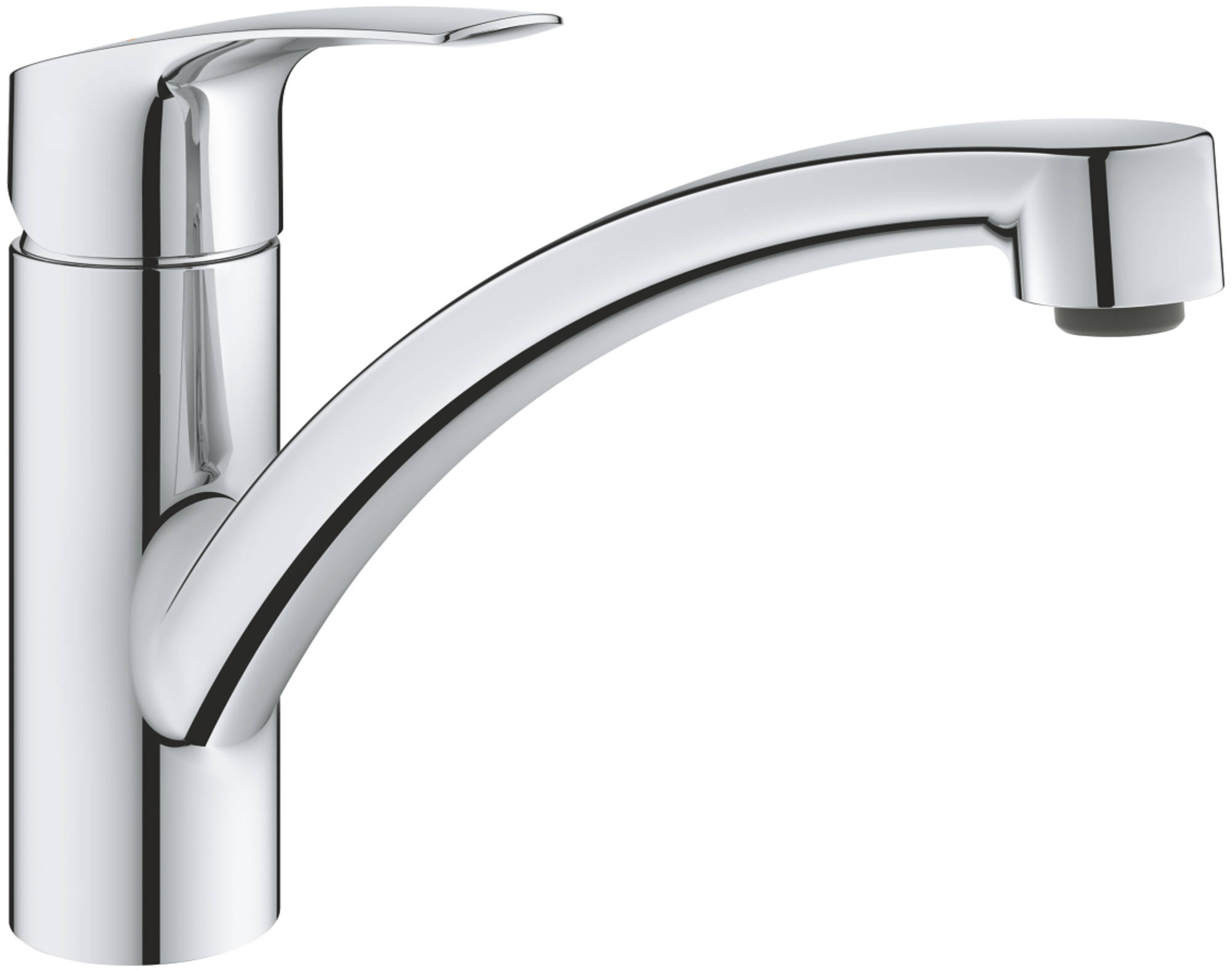 Grohe Eurosmart keukenmengkraan met lage uitloop Chroom