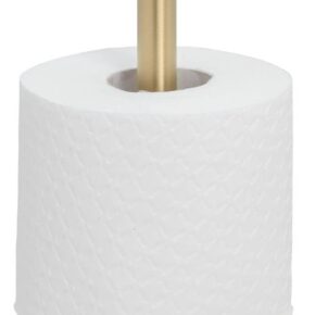 Tiger Tune Reserverolhouder 12,6x12,6x35,6 cm Messing Geborsteld/Zwart