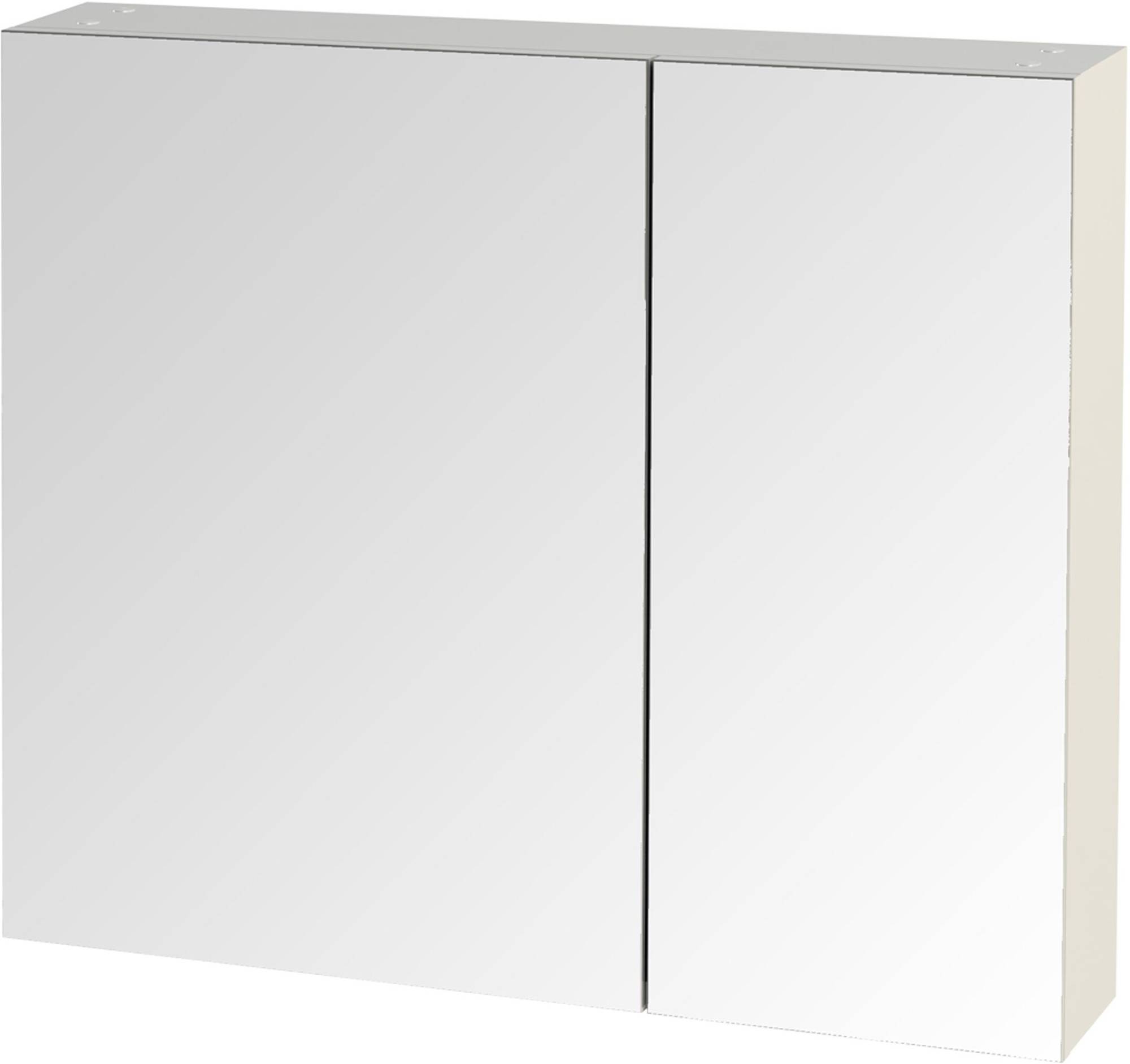Tiger S-Line Spiegelkast 80x15x70 cm Hoogglans Sneeuwwit