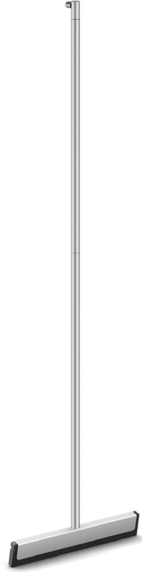 ZACK Yemo vloerwisser 35x125cm RVS geborsteld