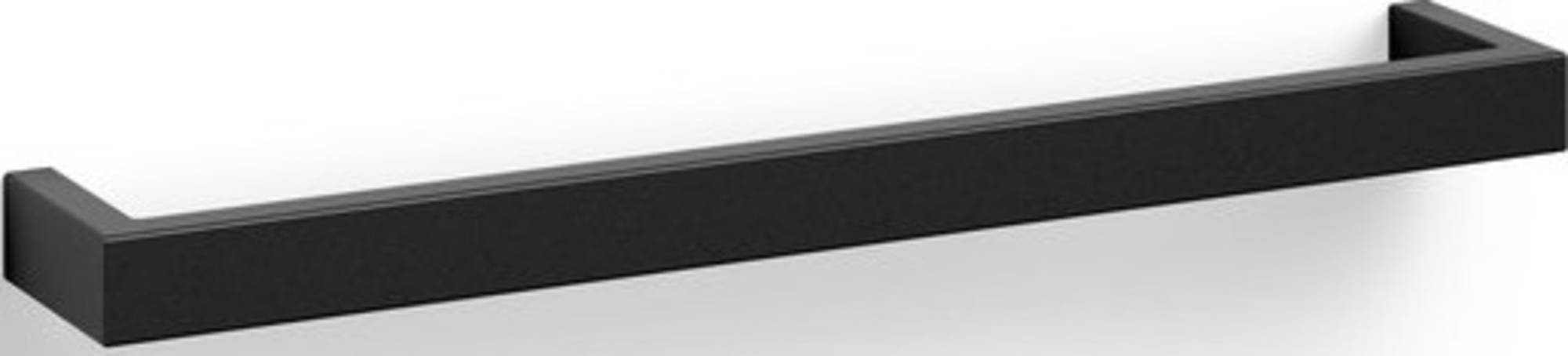 ZACK Linea handdoekhouder 46,5x7,7x3cm Zwart