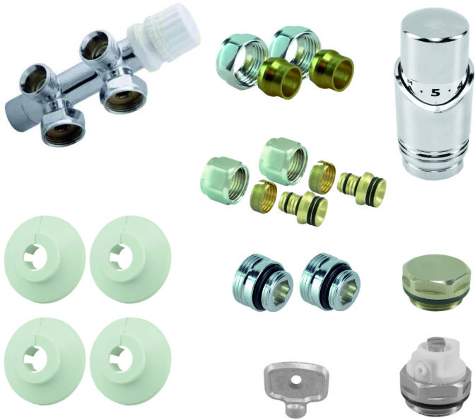 Saqu Onderblok Set compleet Haaks Rechts 16x2 cm