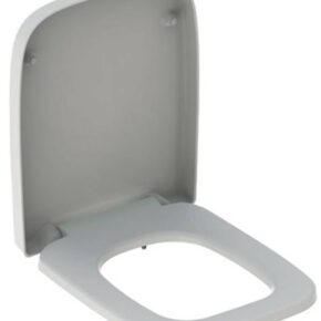 Geberit Renova Plan Closetzitting met deksel topfix softclose 36x43 cm Wit