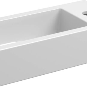 Clou Flush 3 Fontein met kraangat 36x18x9 cm Wit