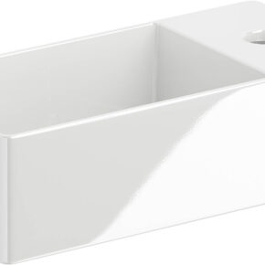 Clou New Flush Fontein Kraangat Rechts 35x18x10 cm Wit