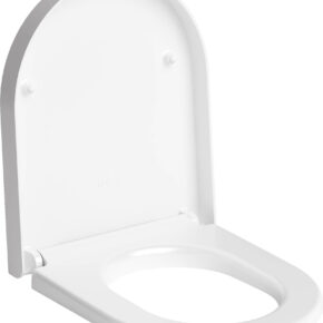 Clou Hammock Toiletzitting met deksel Soft Close en Quick Release Wit