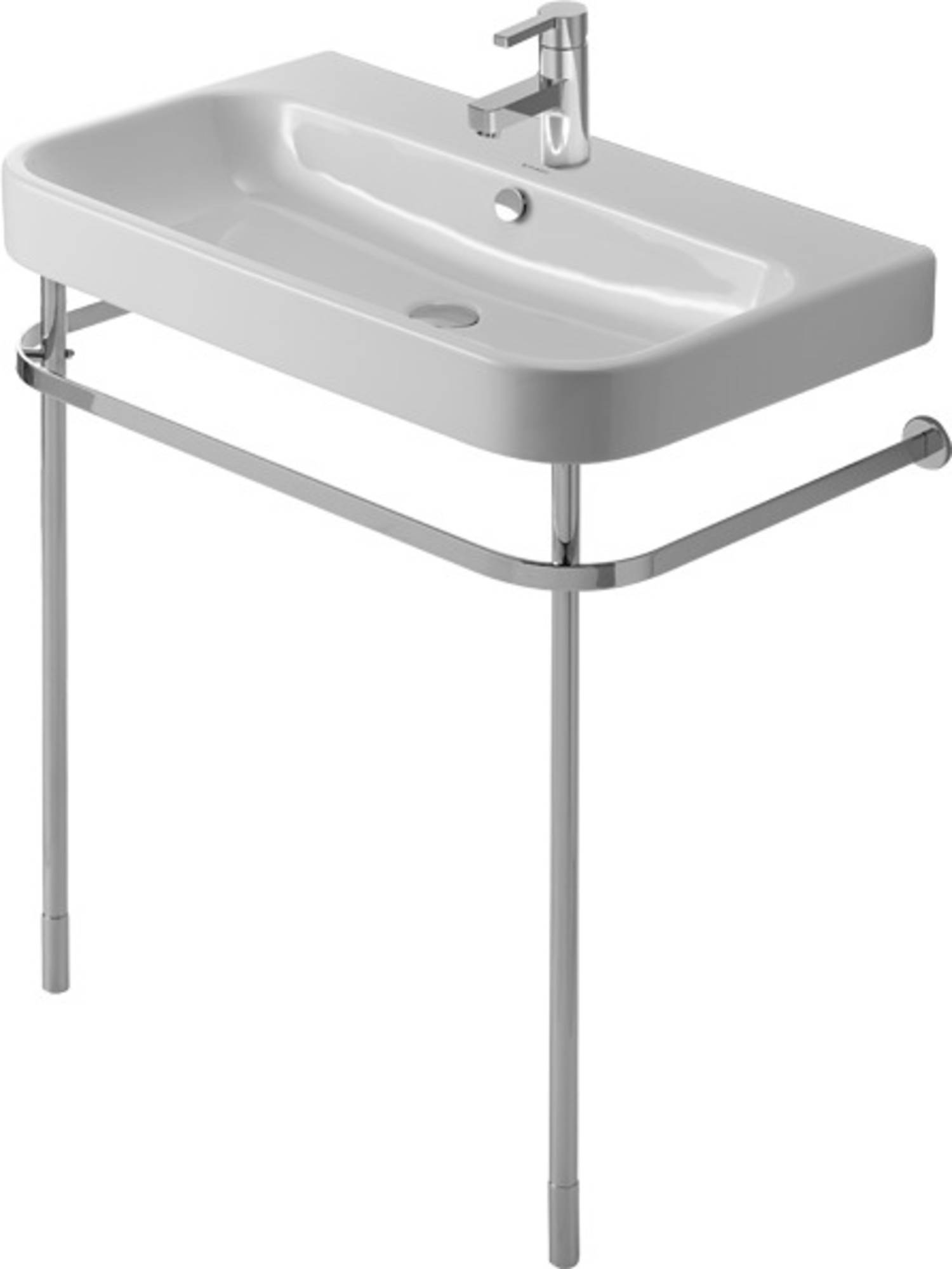 Duravit Happy D.2 Metalen onderstel 65cm Chroom