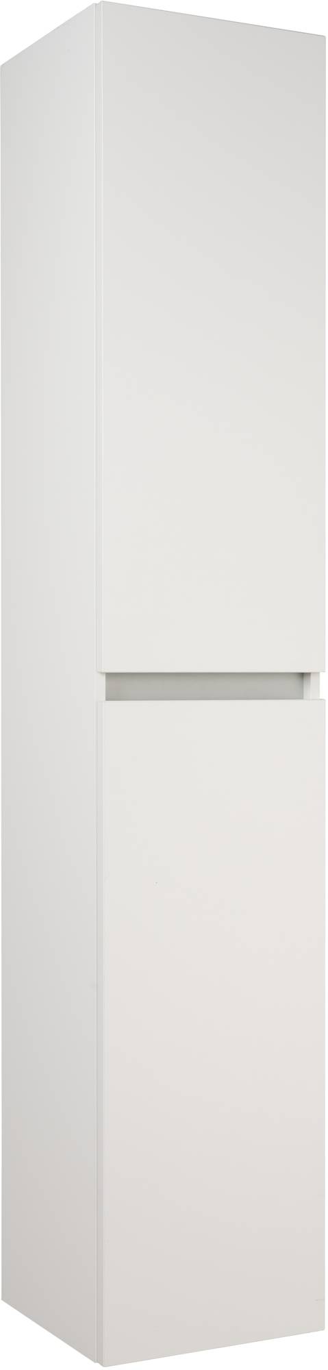 Saqu Gaia hoge kast rechts 35x34x180 cm Glans wit