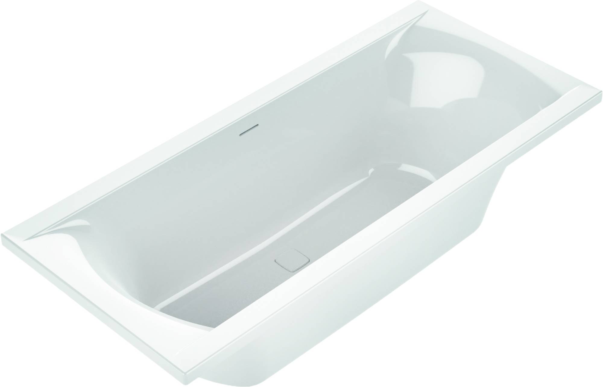Ben Naria design ligbad 180x80cm Glanzend wit