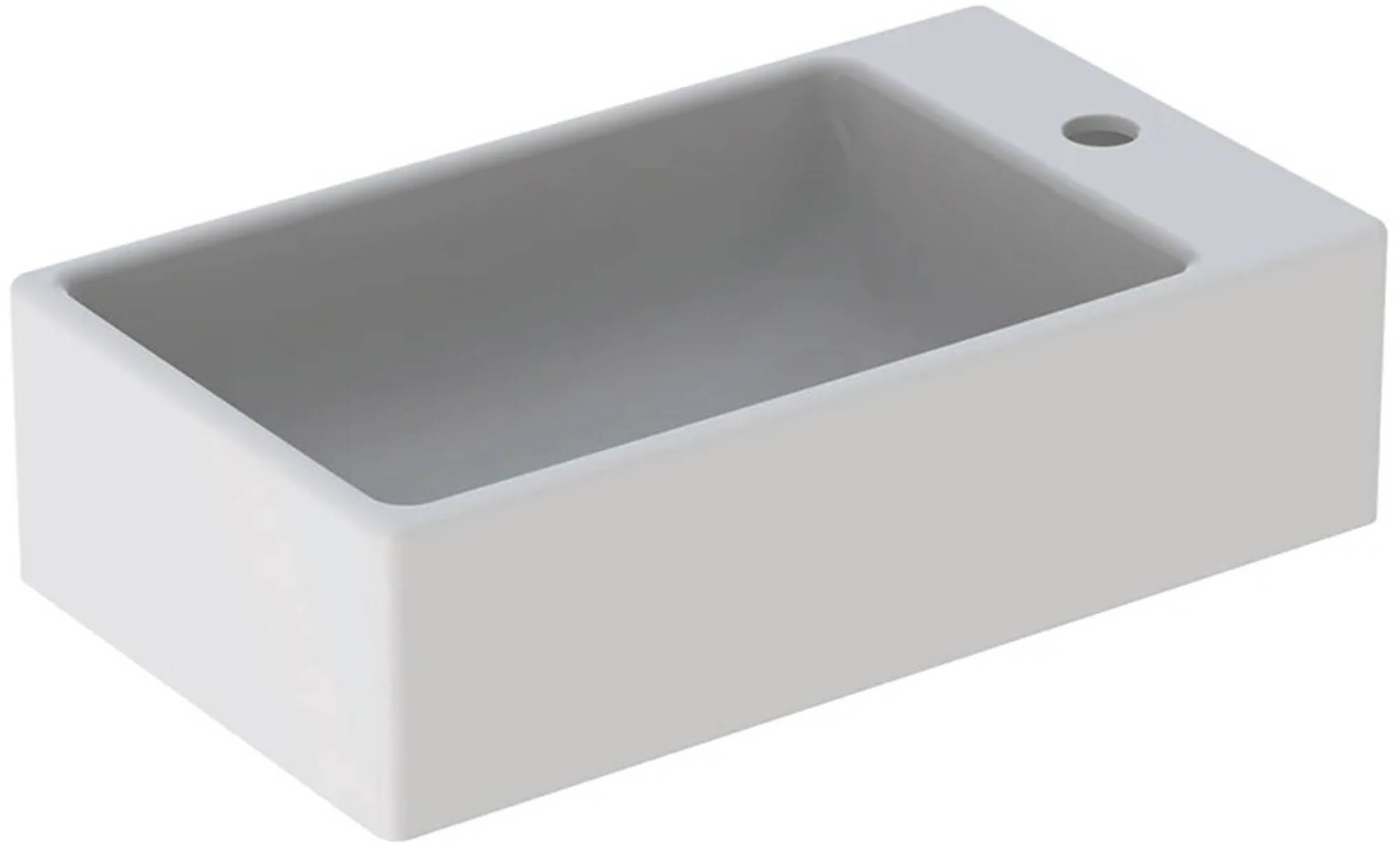 Geberit Diedro fontein 40x23 cm bak links wit