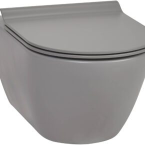 Ben Segno hangtoilet met toiletbril Xtra glaze+ Free flush beton grijs