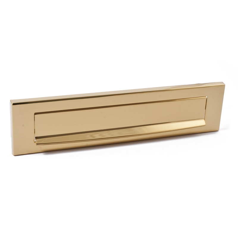 Hardbrass Briefplaat Ellen - messing PVD