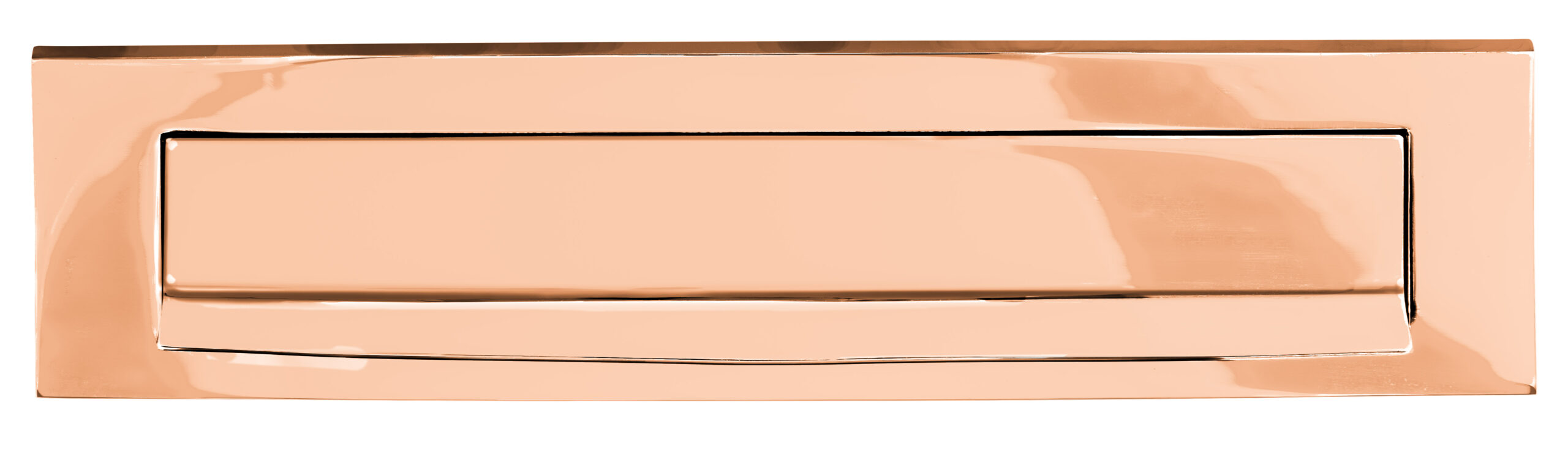 Buitenbriefplaat BASICS LB535 - PVD gepolijst koper