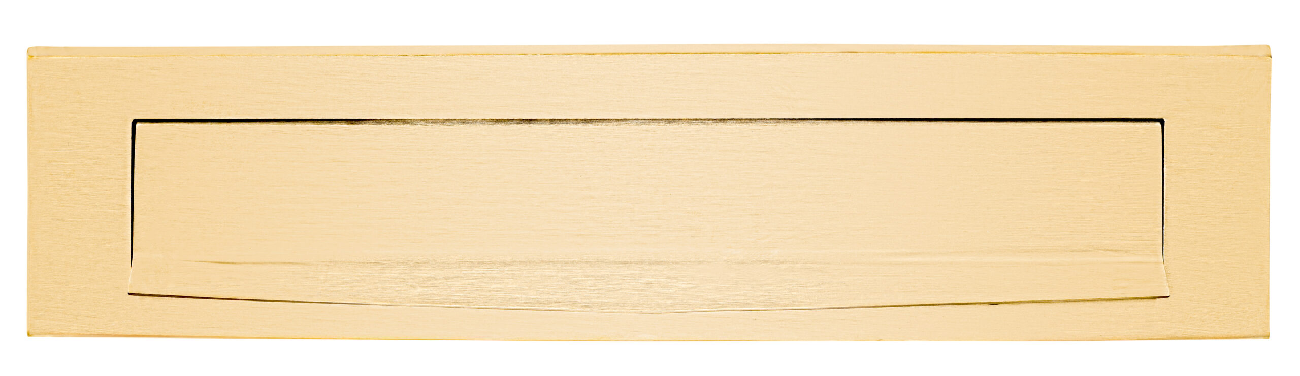 Buitenbriefplaat BASICS LB535 - PVD mat goud