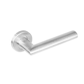 Intersteel Deurkruk Girona op rozet met 7mm nokken staal RVS