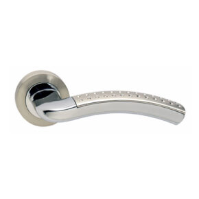 Intersteel Deurkruk Sharon op rozet met 7mm nokken chroom/nikkel mat