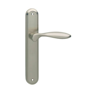 Intersteel Deurkruk George op langschild sleutelgat 72mm nikkel mat