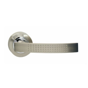 Intersteel Deurkruk William op rozet met 7mm nokken nikkel mat