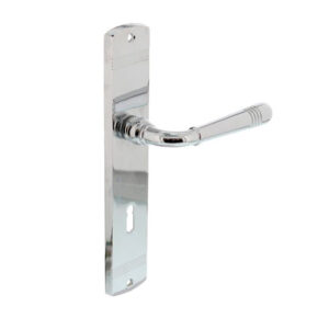 Intersteel Deurkruk Emily op langschild sleutelgat 72mm chroom
