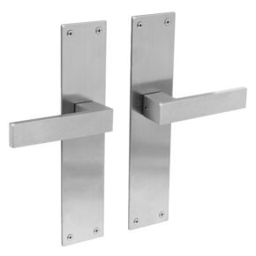 Intersteel Deurkruk Amsterdam op blind schild RVS