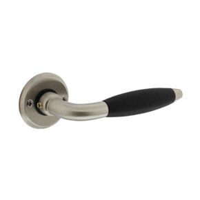 Intersteel Deurkruk Antonnet op rozet nikkel mat/ebbenhout