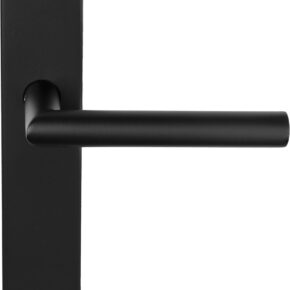 Deurkruk BASICS LB2-19P13SFC geveerd op schild blind - mat zwart