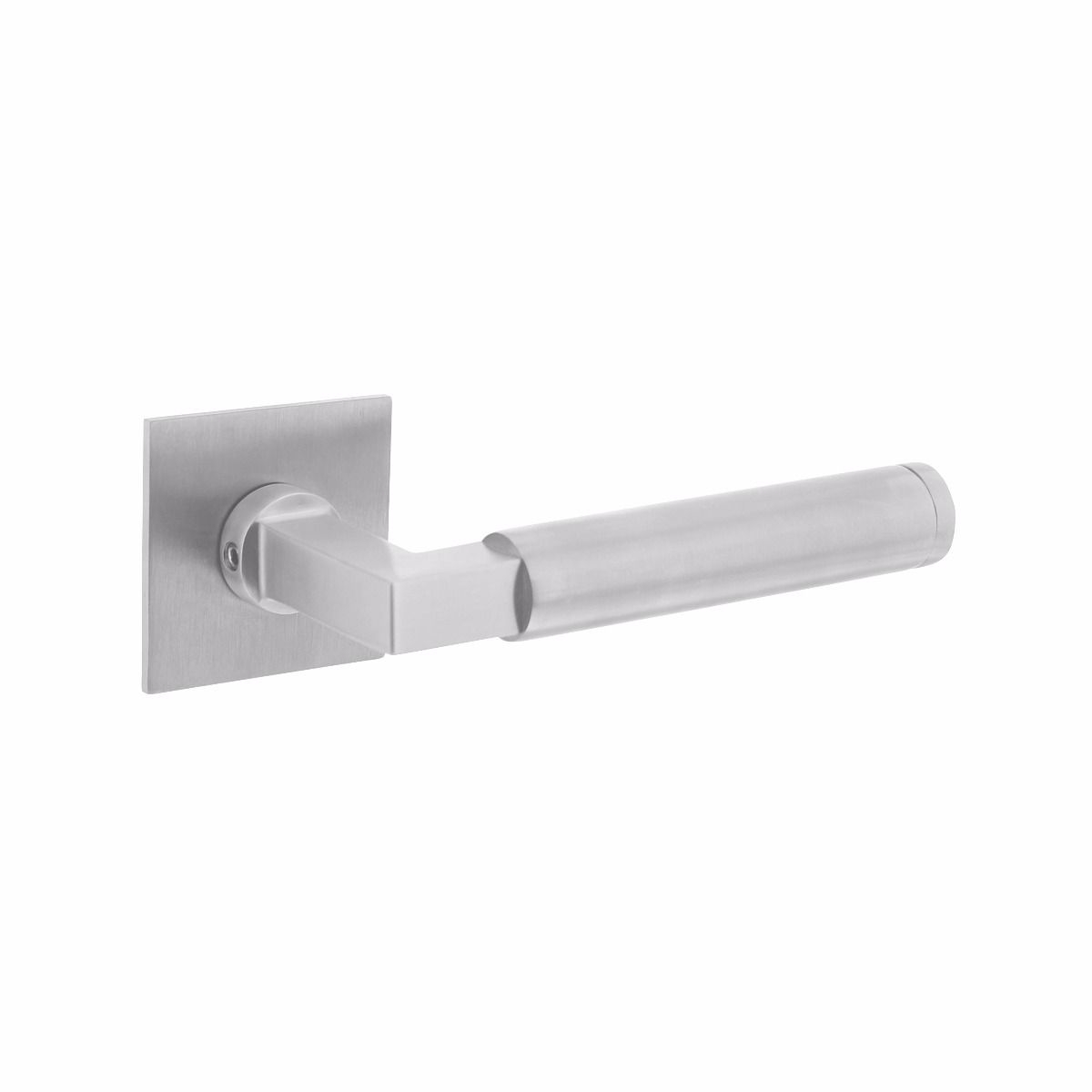 Intersteel Deurkruk Bau-Stil op vierkant magneetrozet RVS