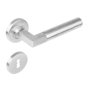 Intersteel Deurkruk Bau-stil op rozet met sleutelgat