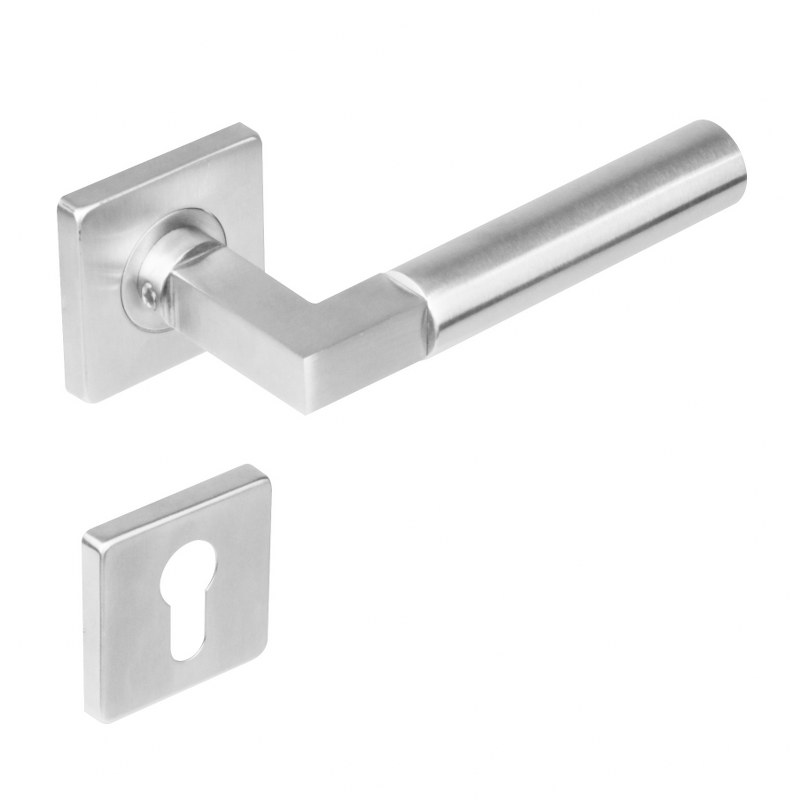 Intersteel Deurkruk Bau-stil op rozet met profielcilindergat
