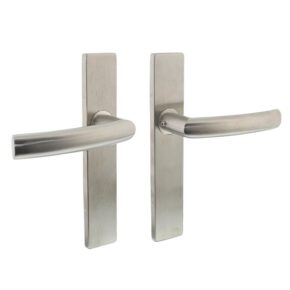 Intersteel Deurkruk Blok op rechthoekig blind schild RVS