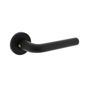 Intersteel Deurkruk Derby op rozet met nokken - aluminium/zwart