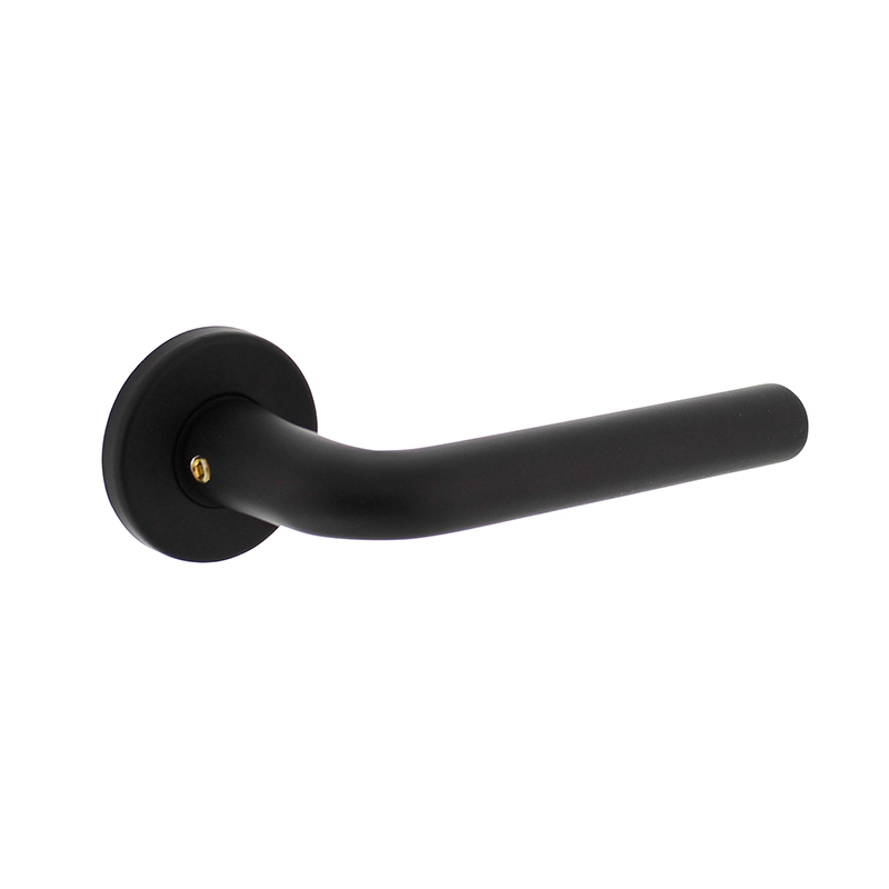 Intersteel Deurkruk Derby op rozet met nokken - aluminium/zwart