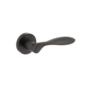 Intersteel Deurkruk George op rozet geveerd met 7mm nokken antraciet