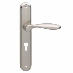Intersteel Deurkruk George op schild profielcilindergat 55mm nikkel mat