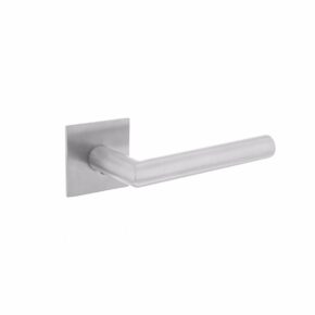 Intersteel Deurkruk Hoek 90° op vierkant magneetrozet RVS