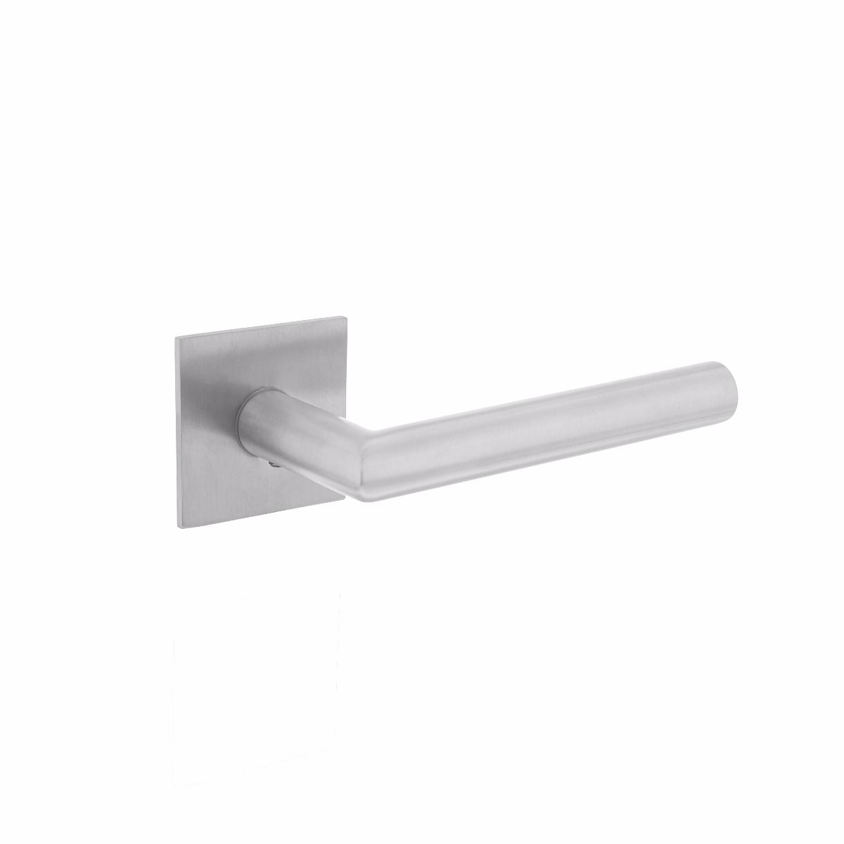 Intersteel Deurkruk Hoek 90° op vierkant magneetrozet RVS