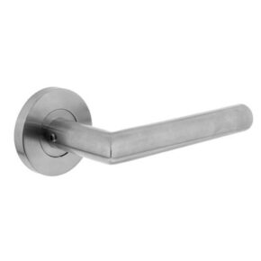 Intersteel Deurkruk Hoek 90° op rozet staal RVS - 500 serie