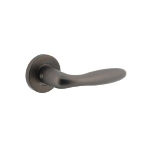Intersteel Deurkruk Jupiter op rozet met nokken ø53x8 - antraciet
