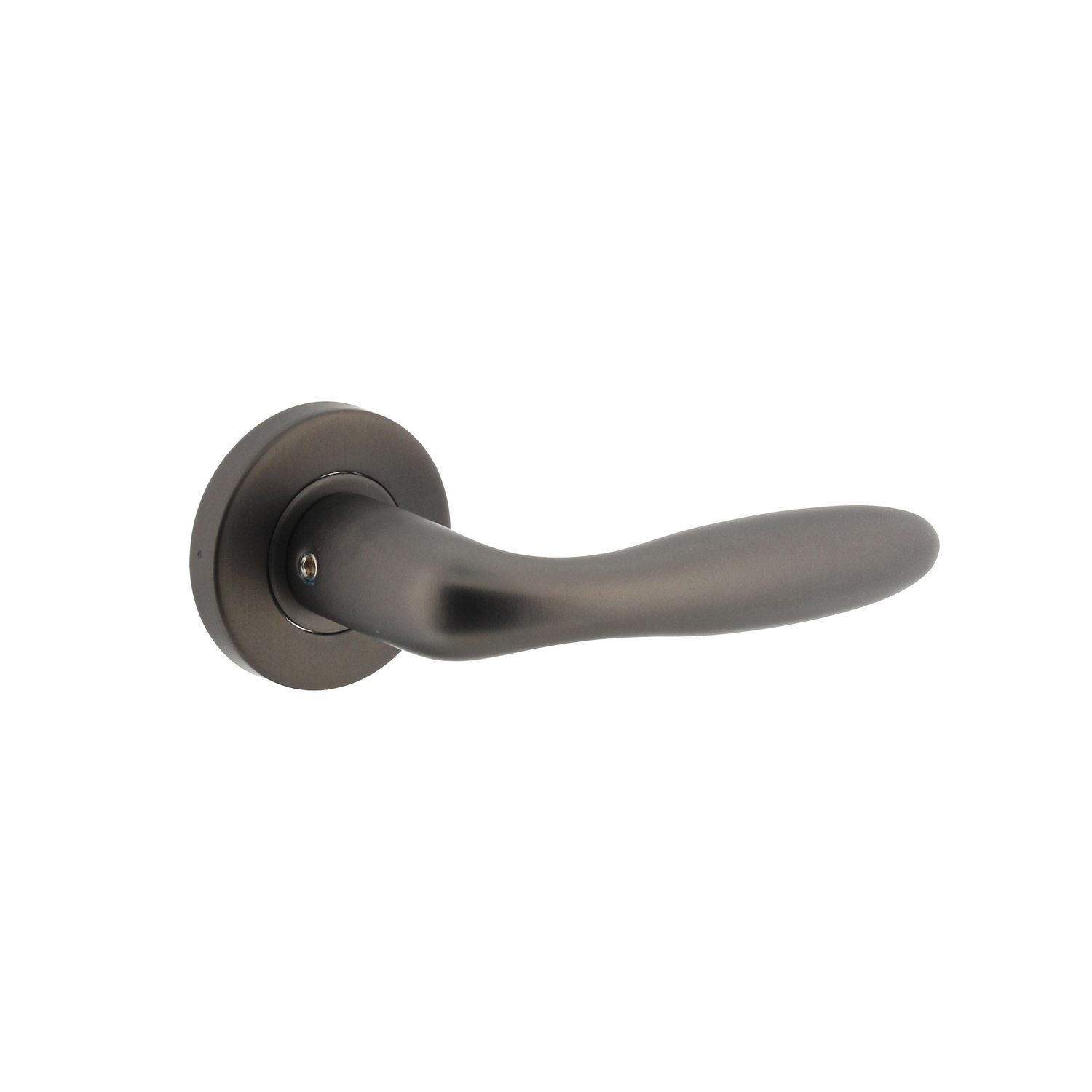 Intersteel Deurkruk Jupiter op rozet met nokken ø53x8 - antraciet