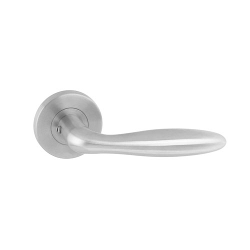 Intersteel Deurkruk Jupiter neutraal op rozet RVS