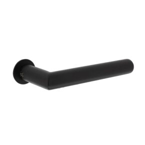 Intersteel Deurkruk Jura op minimalistische rozetten RVS/mat zwart