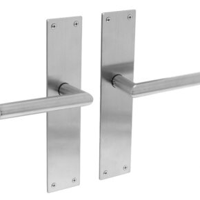 Intersteel Deurkruk Jura Hoek 90° op blind schild RVS