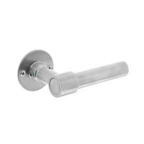 Intersteel Deurkruk L/L-model recht op plat rozet RVS