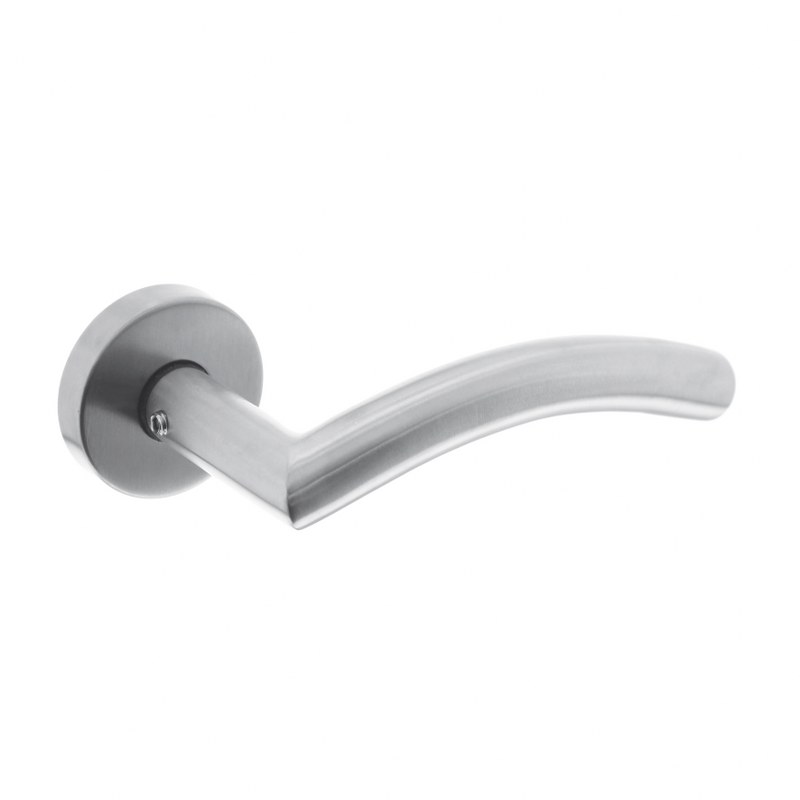 Intersteel Deurkruk Lisa 90° op rozet geveerd ATP RVS