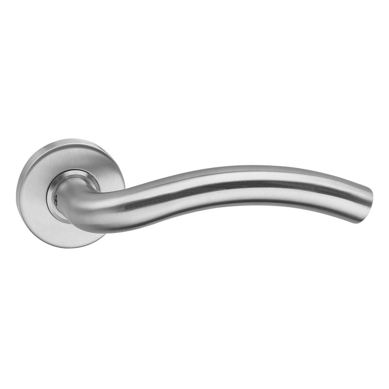 Intersteel Deurkruk Lisa op rozet RVS