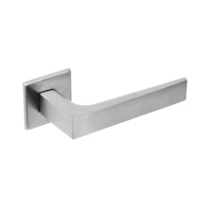 Intersteel Deurkruk Moors No.1 op vierkant rozet plat verdekt RVS