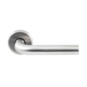 Hardbrass Deurkruk Oslo RVS op rond rozet