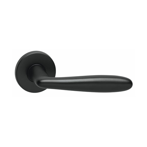Intersteel Deurkruk Phobos op rozet mat zwart