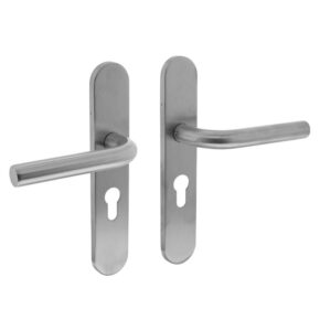 Intersteel Deurkruk Recht op verdekt schild profielcilindergat 55mm RVS